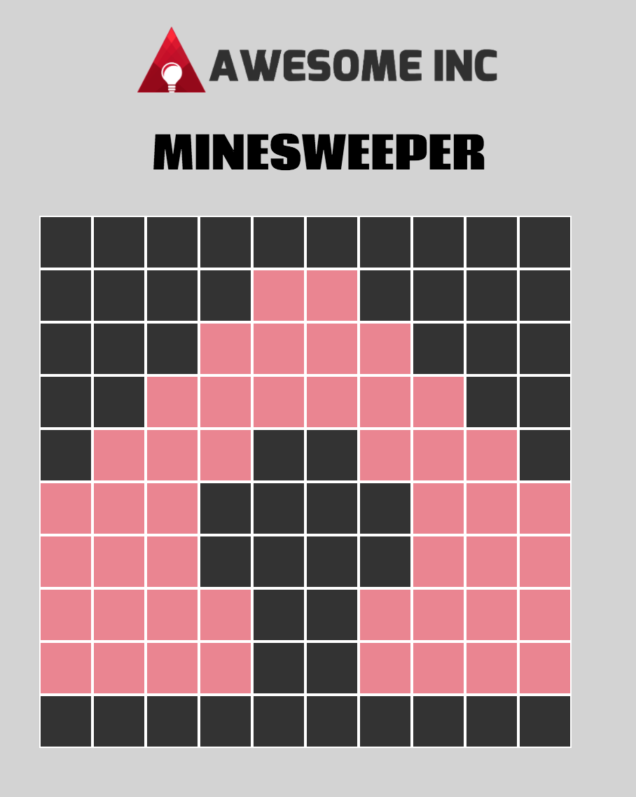 Screenshot of Minesweeper Clone